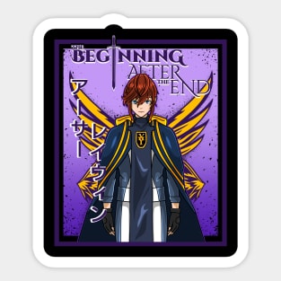 The Beginning After The End Arthur Leywin With Wings T-Shirt Sticker